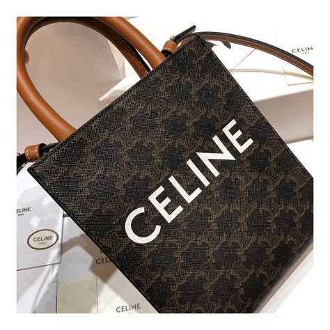 celine small vertical cabas review|celine triomphe canvas bag.